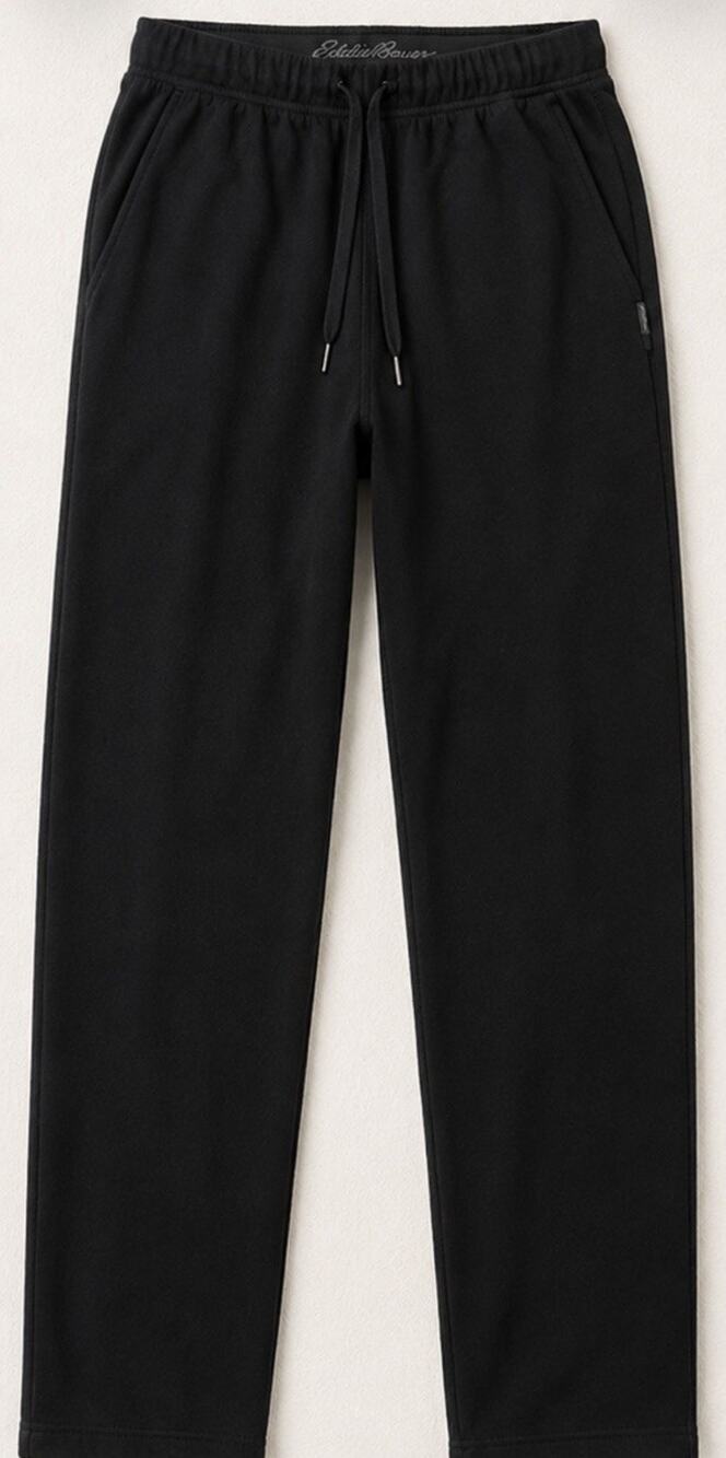 Eddie Bauer Sleepwear Lounge Pants Men’s Medium Black Drawstring Pajama Pants